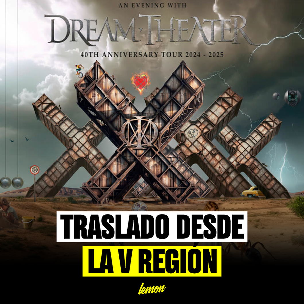 Traslado ida y vuelta para DREAM THEATER / 21 de diciembre